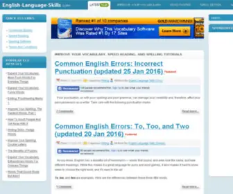 English-Language-Skills.com(乌苏万怡威三意机械有限公司) Screenshot