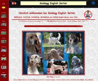 English-Setters.at(Guldegg English Setter) Screenshot