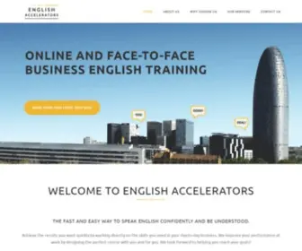 Englishaccelerators.com(Online and face) Screenshot