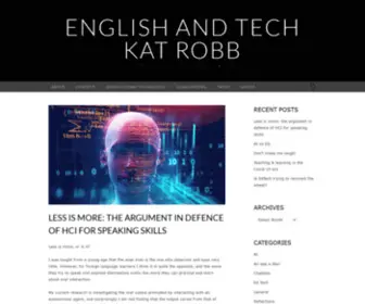Englishandtech.com(English and tech Kat Robb) Screenshot