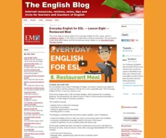 Englishblog.com(The English Blog) Screenshot