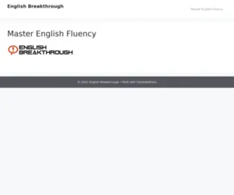 Englishbreakthrough.com(Research Makes English Learning Easy) Screenshot