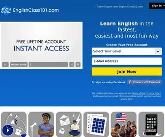 Englishclass101.com(Learn English Online) Screenshot