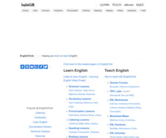 Englishclub.com(Learn English Your Way) Screenshot