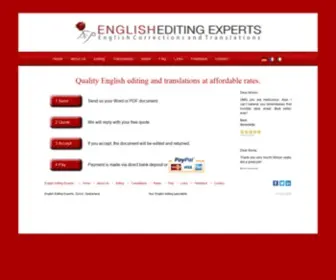 Englishcorrection.com(English Editing Experts) Screenshot