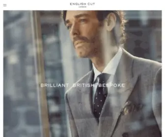 Englishcut.com(British bespoke tailoring) Screenshot