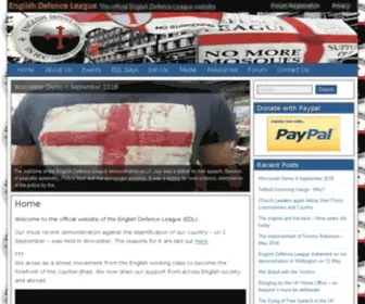 Englishdefenceleague.org.uk(Englishdefenceleague) Screenshot