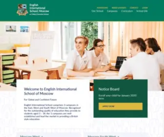 Englishedmoscow.com(English International School) Screenshot
