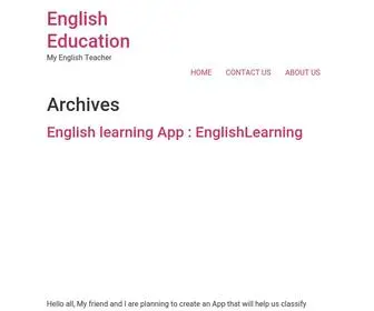 Englisheducationportal.in.net(English Education) Screenshot