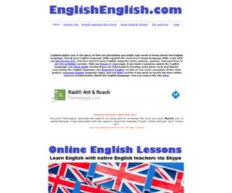 Englishenglish.com(English Facts and figures. Free Online English Learning) Screenshot
