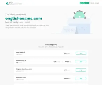 Englishexams.com(Buy and Sell Domain Names) Screenshot