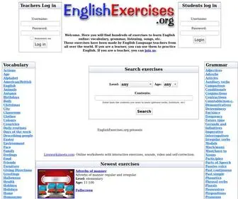 Englishexercises.org(English Exercises) Screenshot