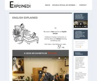 Englishexplained.es(English Explained) Screenshot