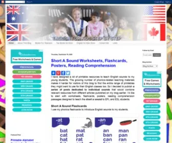 Englishforkidz.com(English for Kids Step by Step) Screenshot