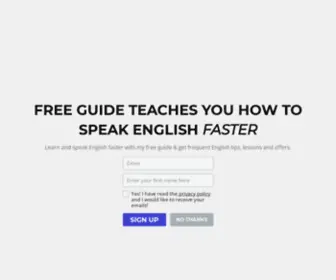 Englishforstudy.com(Learn English Faster With Strategy) Screenshot