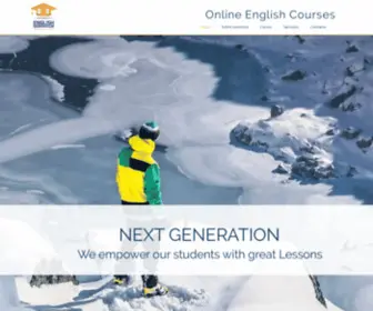 Englishgeneration.com(Clases de inglés en línea) Screenshot