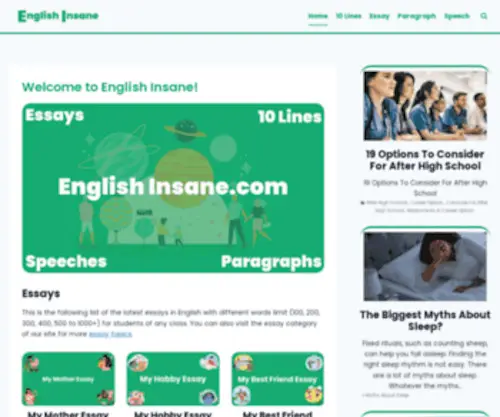 Englishinsane.com(English Insane) Screenshot