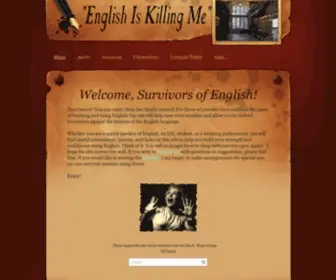 Englishiskillingme.com(This site) Screenshot