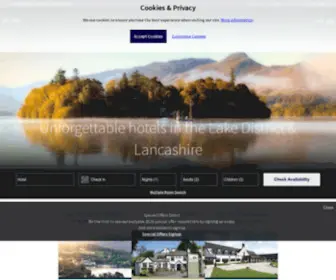 Englishlakes.co.uk(Lake District Hotels) Screenshot