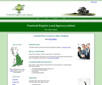 Englishlandagency.co.uk(Freehold English Land Agency Limited) Screenshot