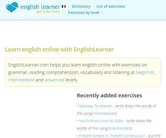 Englishlearner.com(Learn English Online) Screenshot