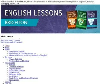 Englishlessonsbrighton.co.uk(ELB Home) Screenshot