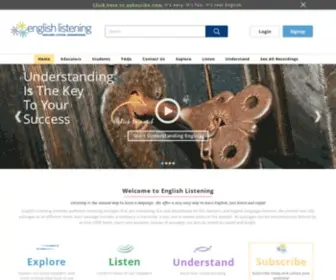 Englishlistening.com(Free English Listening Practice Online) Screenshot