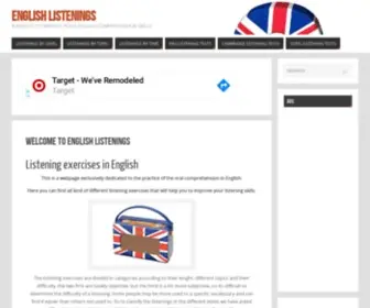 Englishlistenings.com(English Listenings) Screenshot