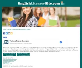 Englishliteracysite.com(English literacy exercises) Screenshot