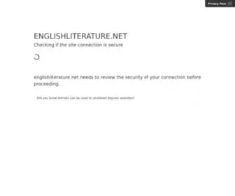 Englishliterature.net(Free English Literature Notes) Screenshot