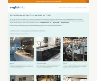 Englishmfg.com(Sneeze guard) Screenshot