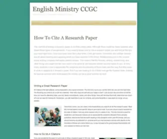 EnglishministryccGc.org(大发888手机经典版app下载) Screenshot