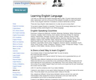 Englishokay.com(Learning English Language) Screenshot