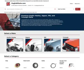 Englishparts.com(MG Parts) Screenshot