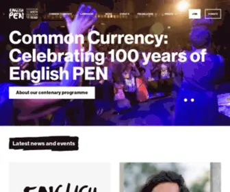 Englishpen.org(English PEN) Screenshot