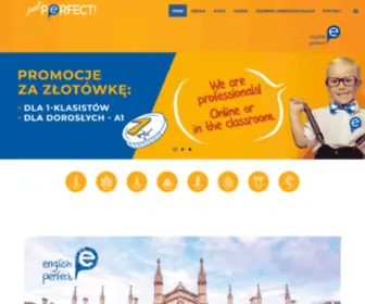 Englishperfect.com.pl(English Perfect) Screenshot
