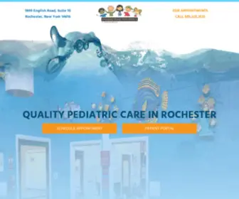 Englishroadpediatrics.com(Quality Pediatric Care in Rochester at English Road Pediatrics) Screenshot