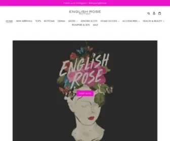 Englishrose.com(The English Rose Boutique) Screenshot