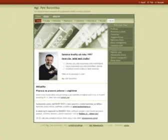 Englishservice.cz(Mgr. Petr Borovička) Screenshot