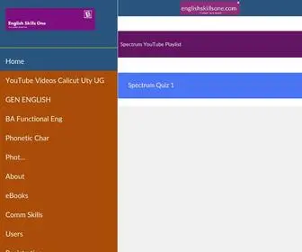 Englishskillsone.com(Improve English skills) Screenshot