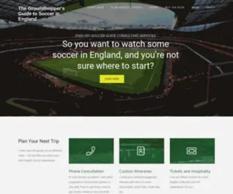 Englishsoccerguide.com(Groundhopper Soccer Guides) Screenshot