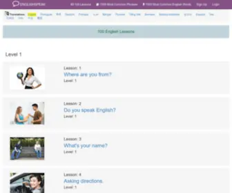 Englishspeak.com(Learn English) Screenshot