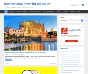 Englishspeaking.org(International news for all topics) Screenshot