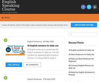 Englishspeakingcourse.net(Best English Speaking Course online) Screenshot