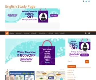 Englishstudypage.com(English Grammar Notes) Screenshot