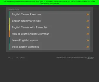 Englishtenseswithcartoons.com(English Verb Tenses) Screenshot