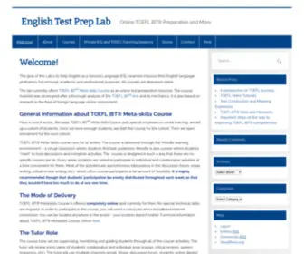 Englishtestpreplab.com(English Test Prep Lab) Screenshot