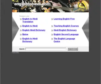 Englishtohindi.com(Englishtohindi) Screenshot