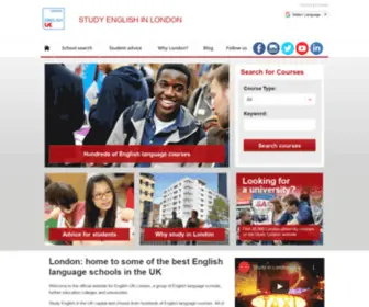 Englishuklondon.com(Study English in London) Screenshot