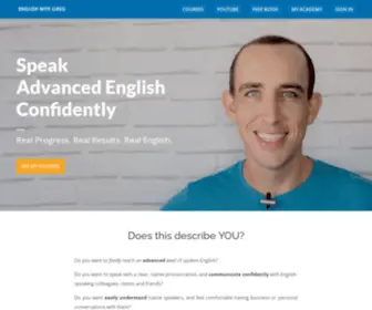 Englishwithgreg.com(English with Greg) Screenshot